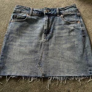Mini Jean Skirt